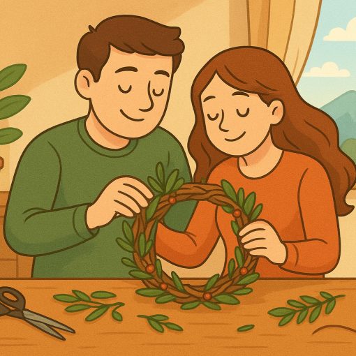 Koszorú készítés